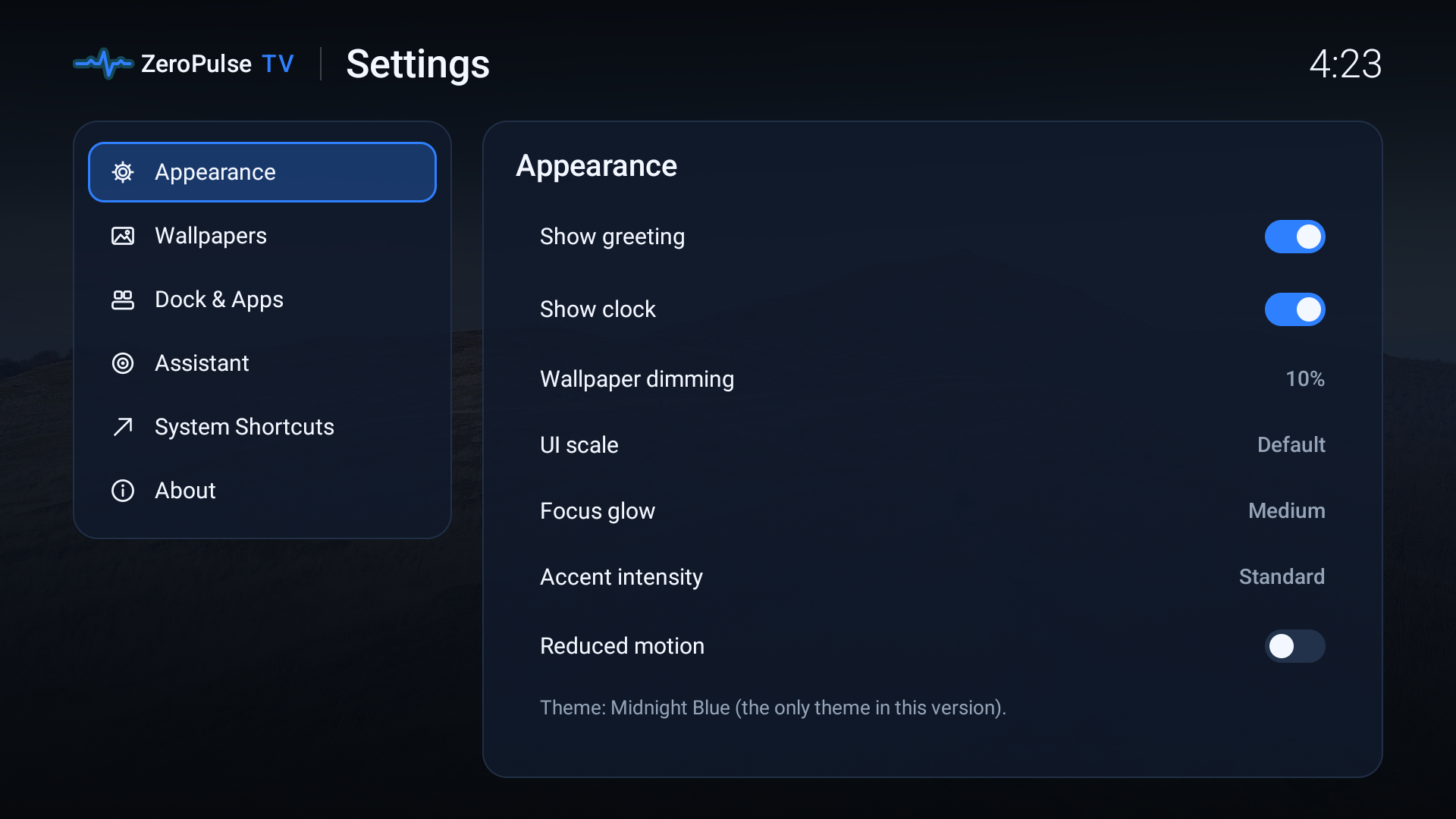 Real ZeroPulse launcher settings